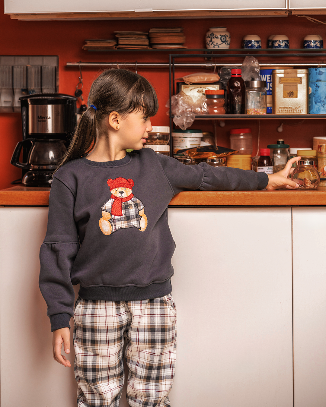 Bear Girl بيجاما بناتي أطفال