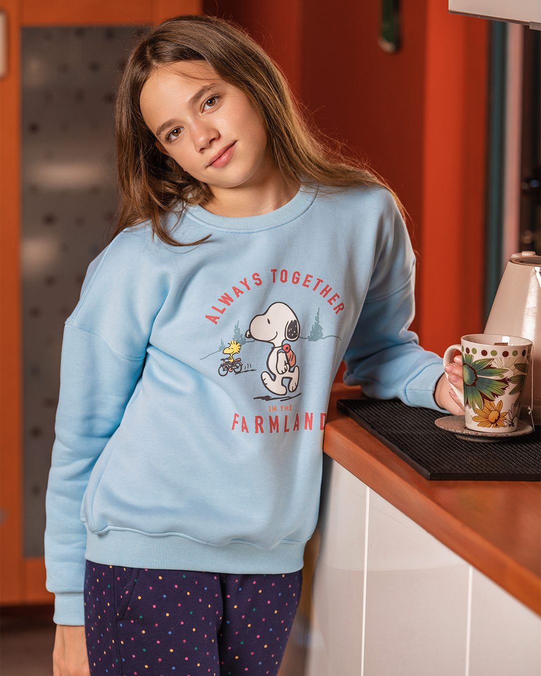 Snopy To Gether بيجاما بناتي أطفال