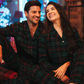 Holiday Season Women's pajamas with sleeves and buttons