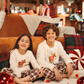 Holiday Season at the door بيجاما أطفالي كُم طويل