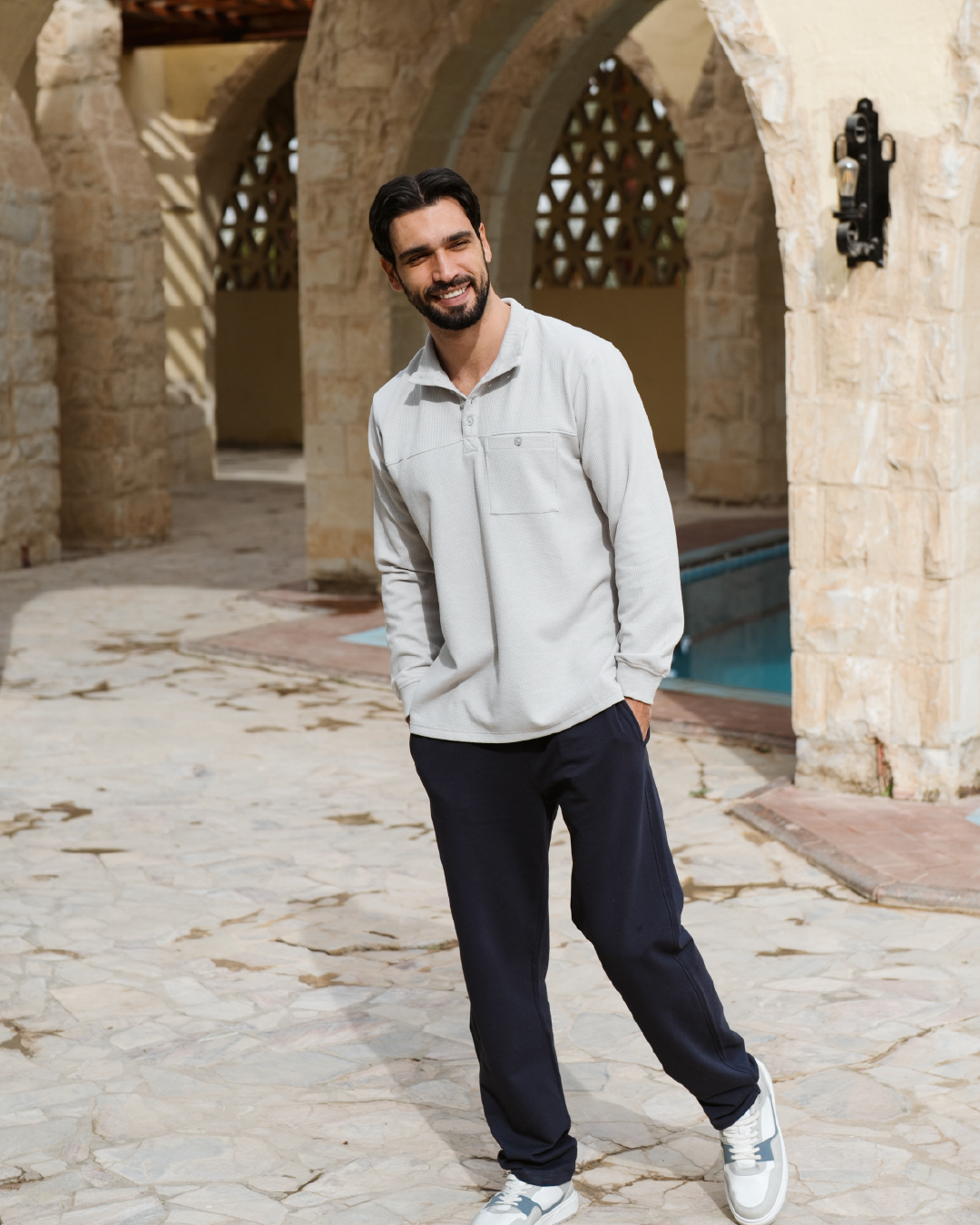 Cool man بيجاما رجالي بكم طويل و بنطلون