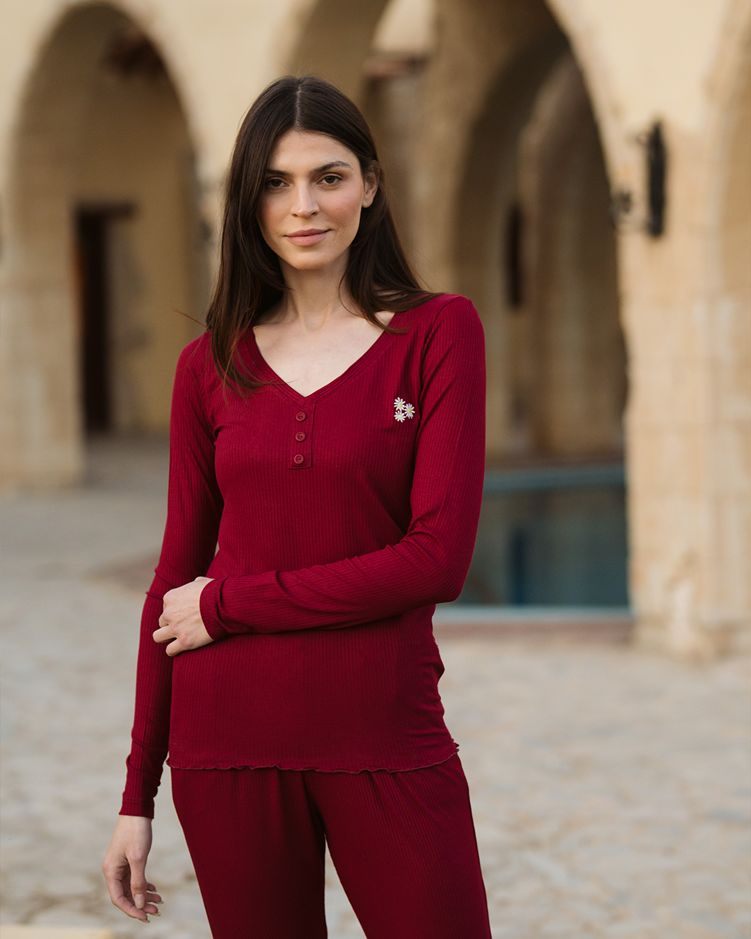 Sunflower Lady بيجاما حريمي بكم و بنطلون