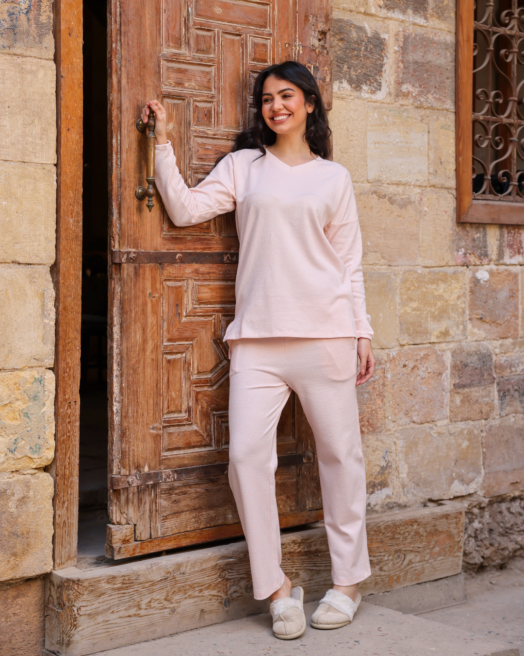 Spring time بيجاما حريمي بكم و بنطلون