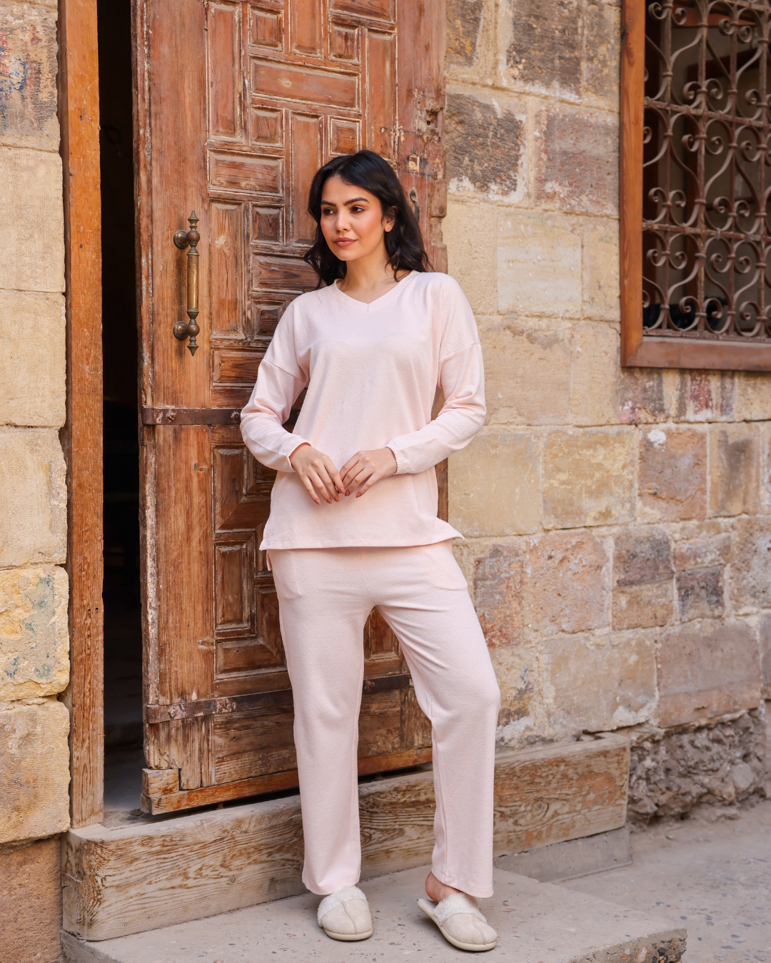 Spring time بيجاما حريمي بكم و بنطلون