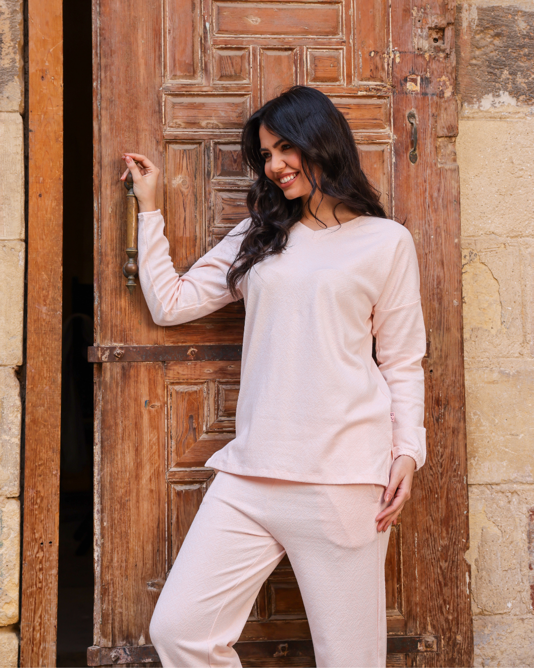 Spring time بيجاما حريمي بكم و بنطلون