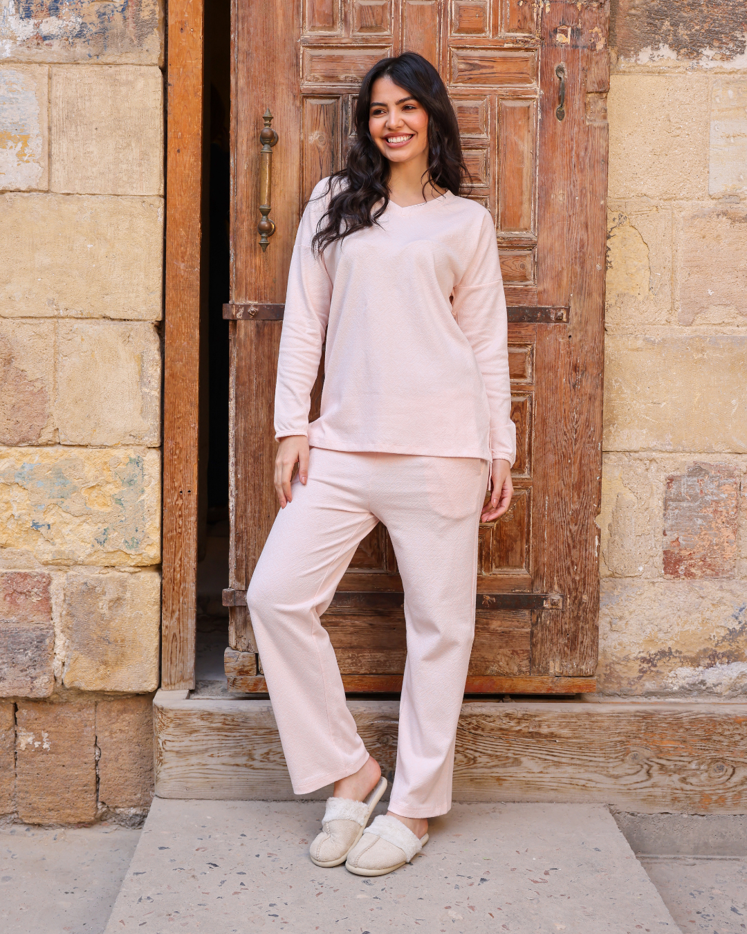 Spring time بيجاما حريمي بكم و بنطلون