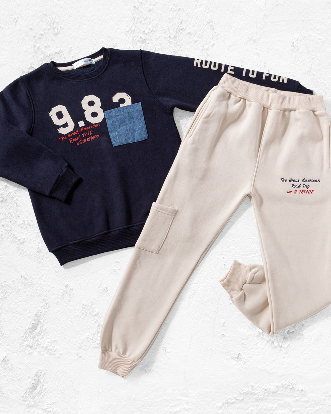 983 Boys' Pajamas, Medium, with Sleeves and Pants