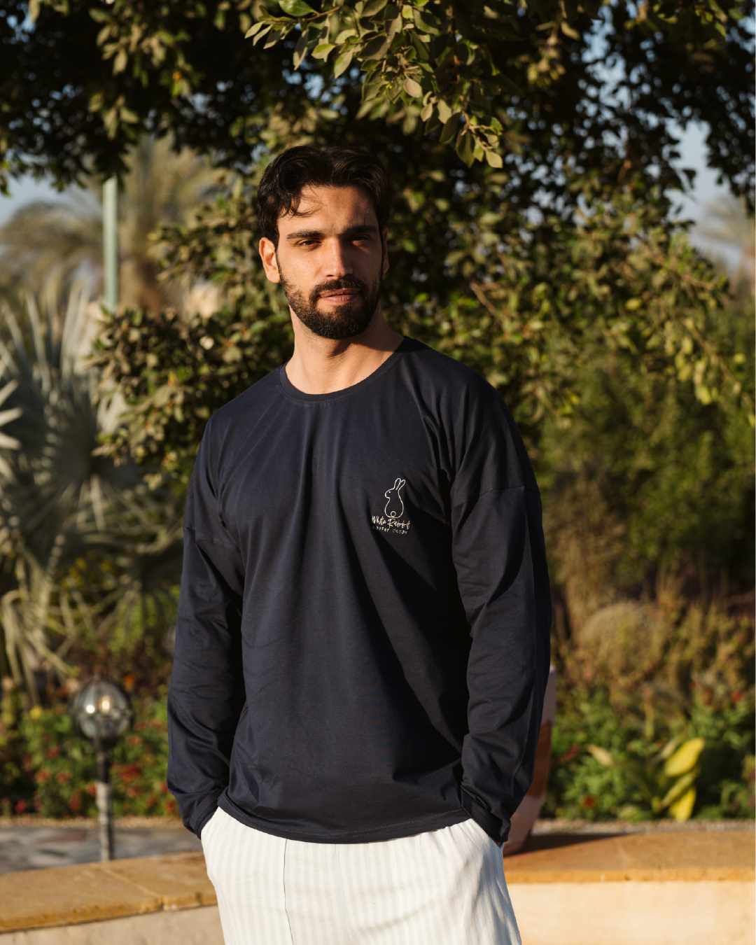 Happy Easterبيجاما رجالي كُم طويل