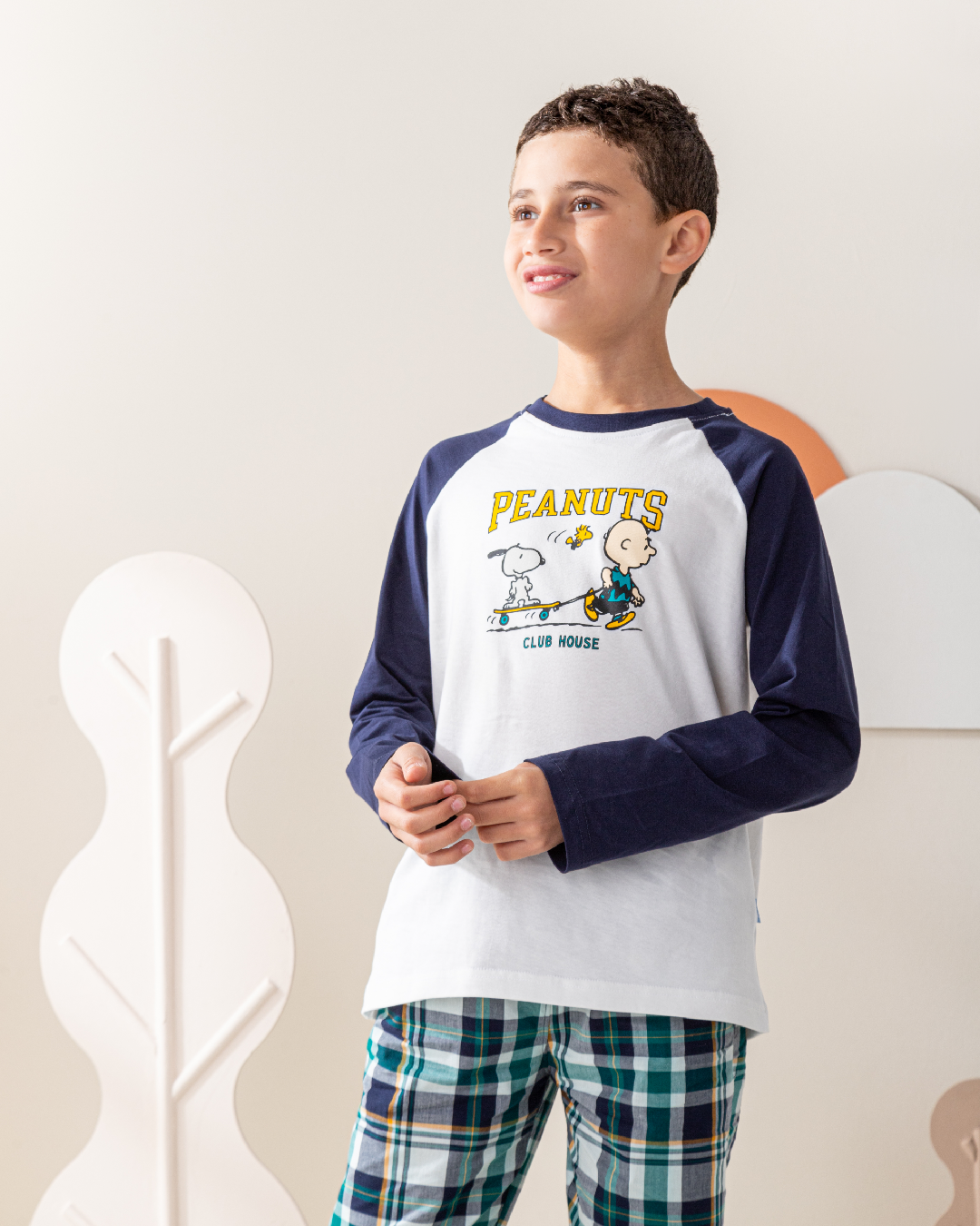 Peanuts Club بيجاما أولادي رَجلان
