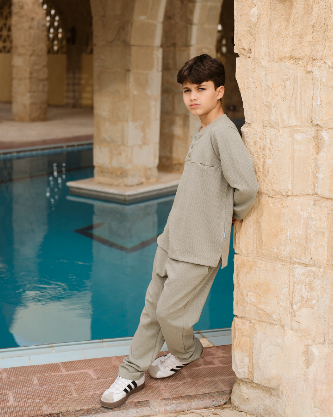 Cool boy بيجاما اولادي بكم و بنطلون