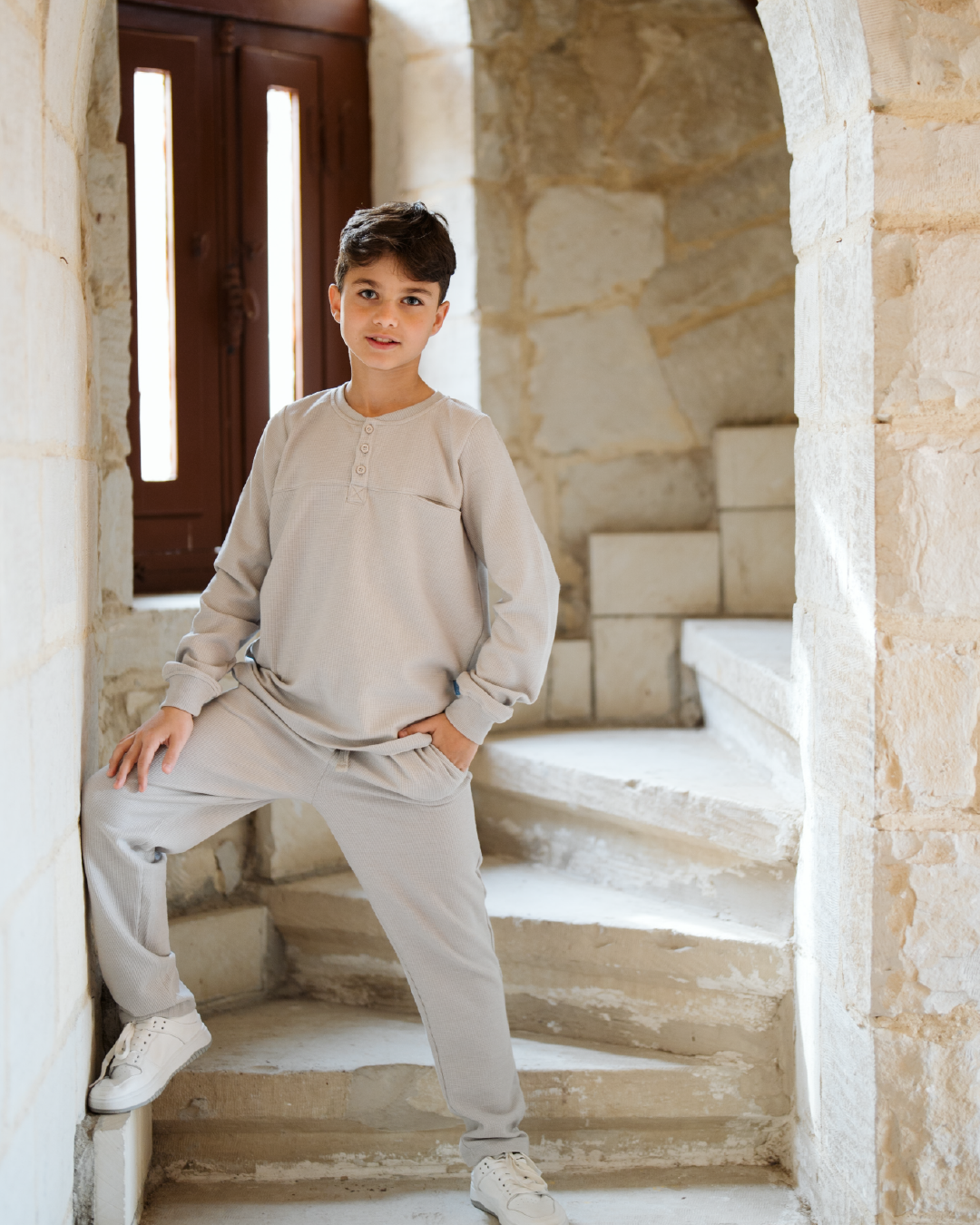 Cool boy بيجاما اولادي بكم و بنطلون