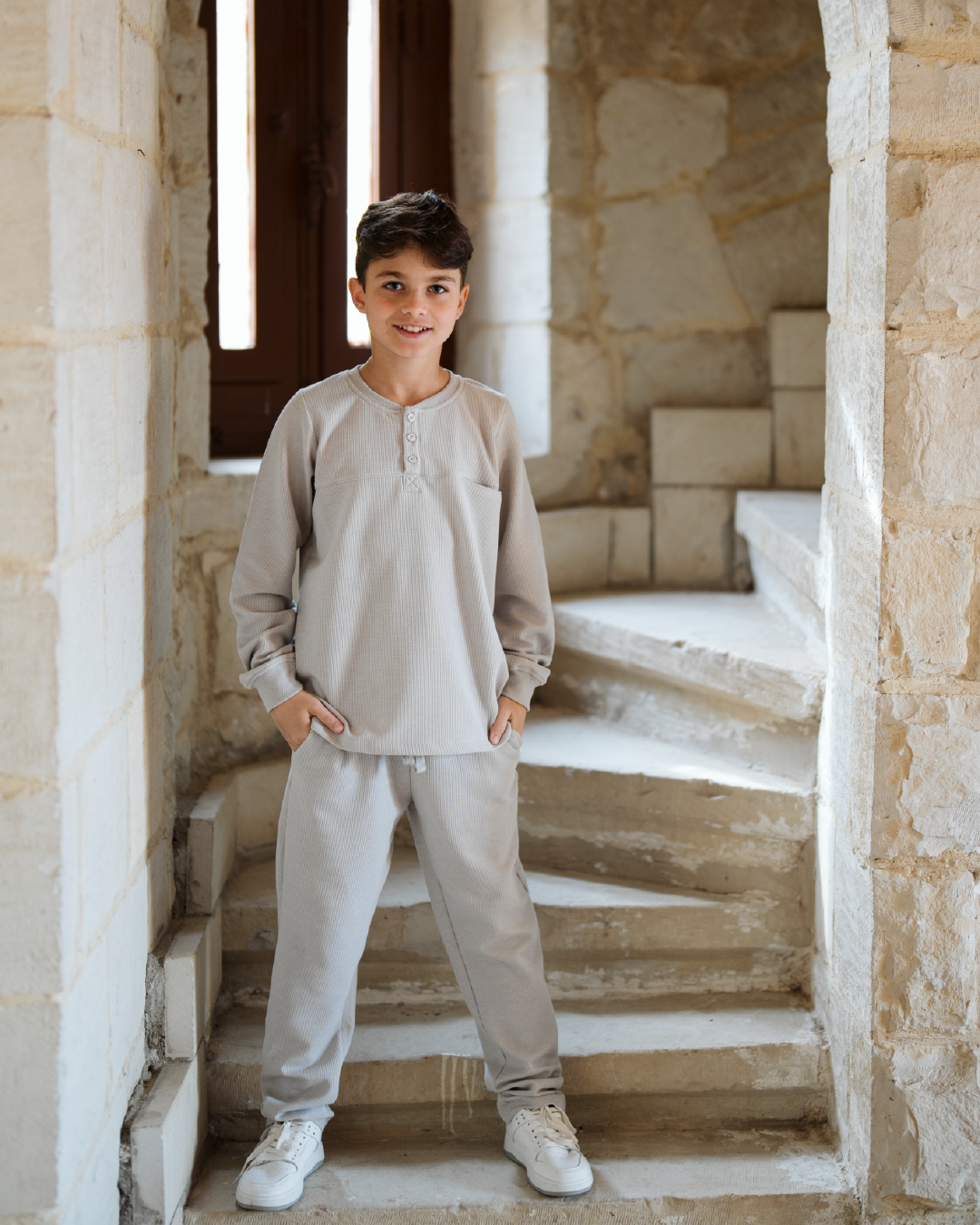 Cool boy بيجاما اولادي بكم و بنطلون