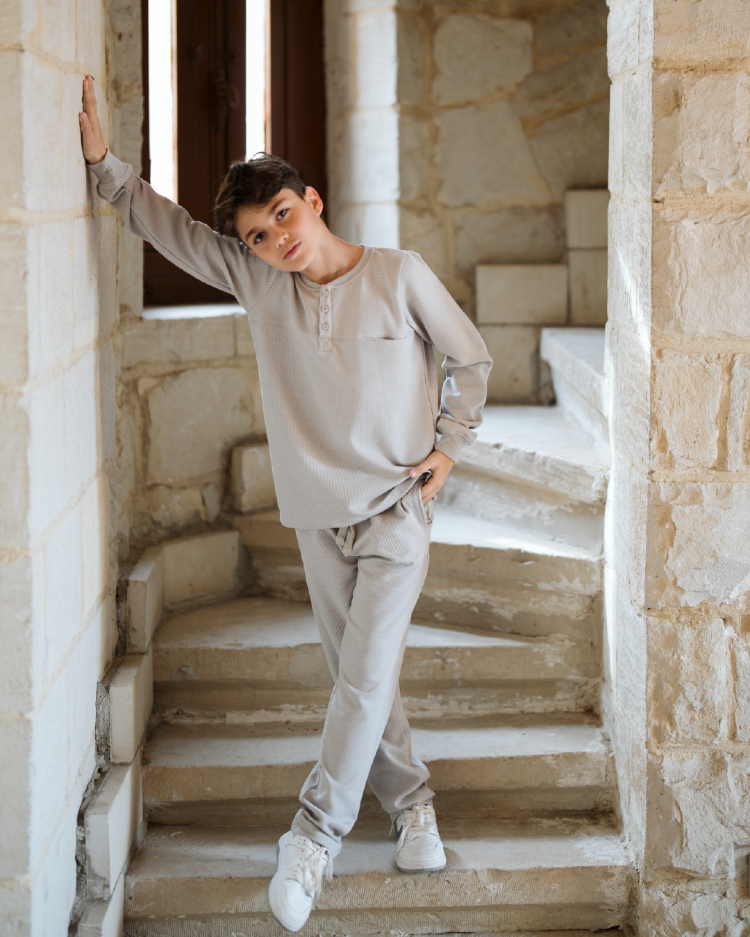 Cool boy بيجاما اولادي بكم و بنطلون