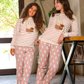 Cozy Girls Striped Pajamas Medium
