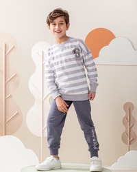 with great power comes great responsipility بيجاما اولادي بكم طويل