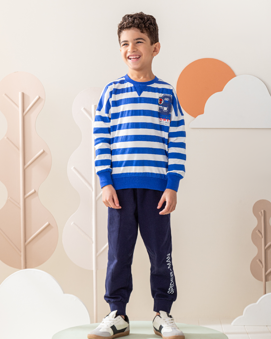 with great power comes great responsipility بيجاما اولادي بكم طويل