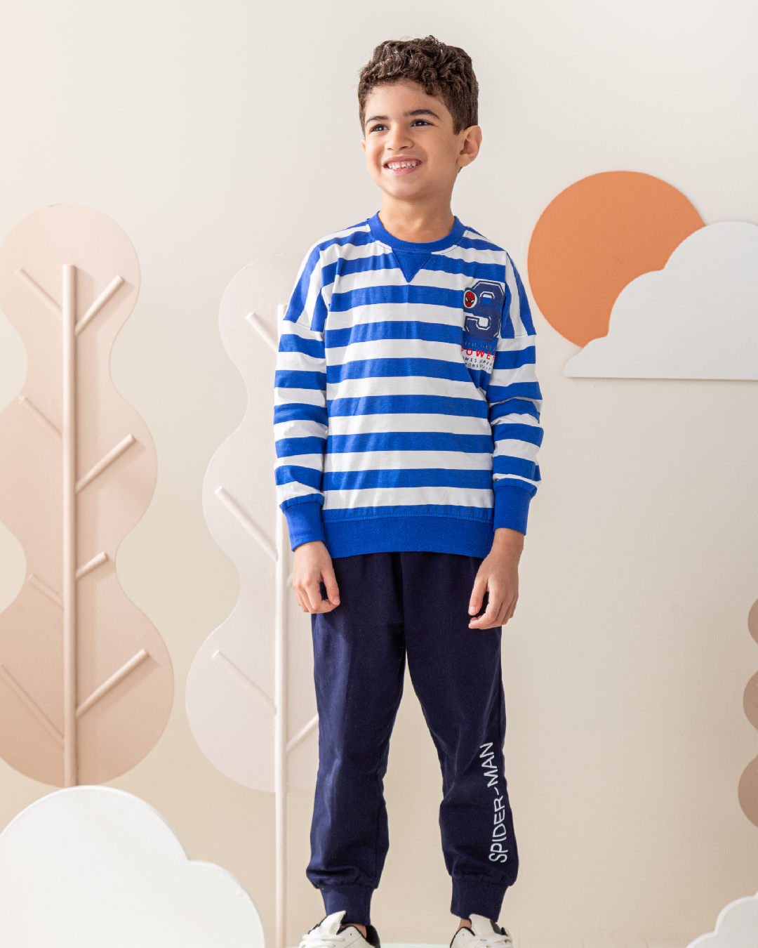 with great power comes great responsipility بيجاما اولادي بكم طويل