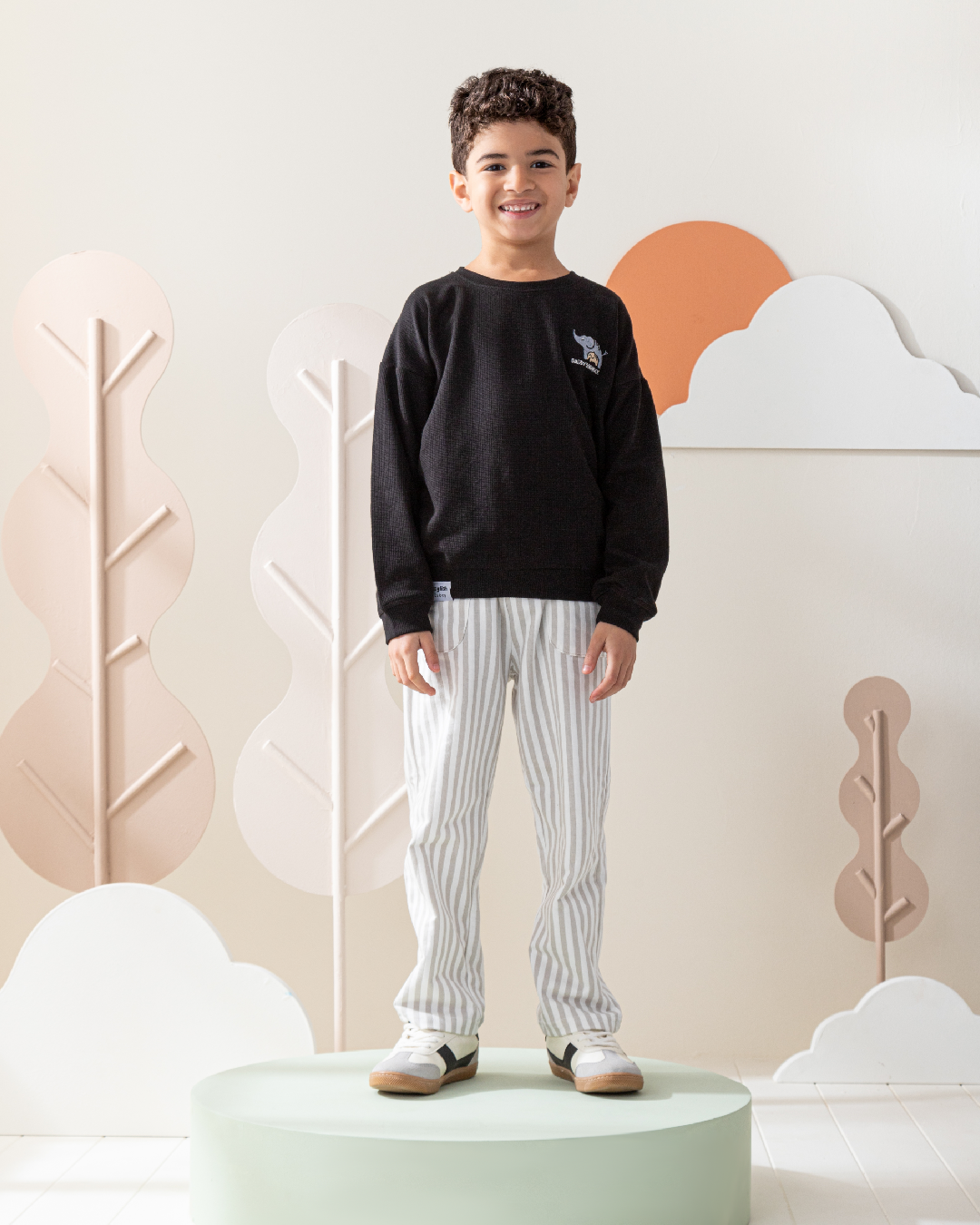 Daddy's sidekick بيجاما أولادي كُم طويل