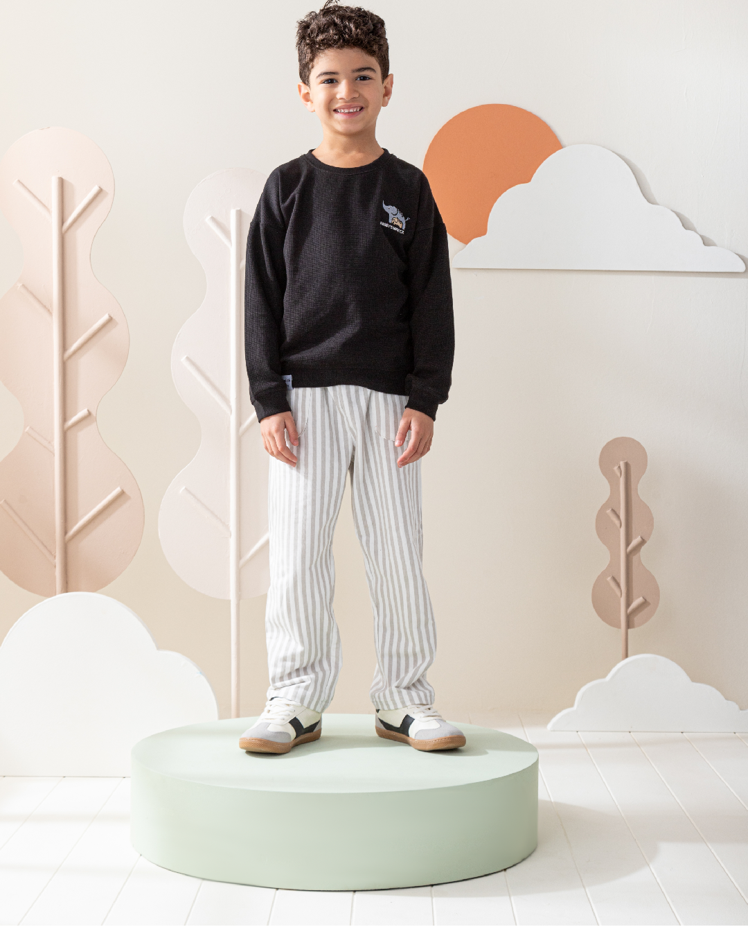 Daddy's sidekick بيجاما أولادي كُم طويل