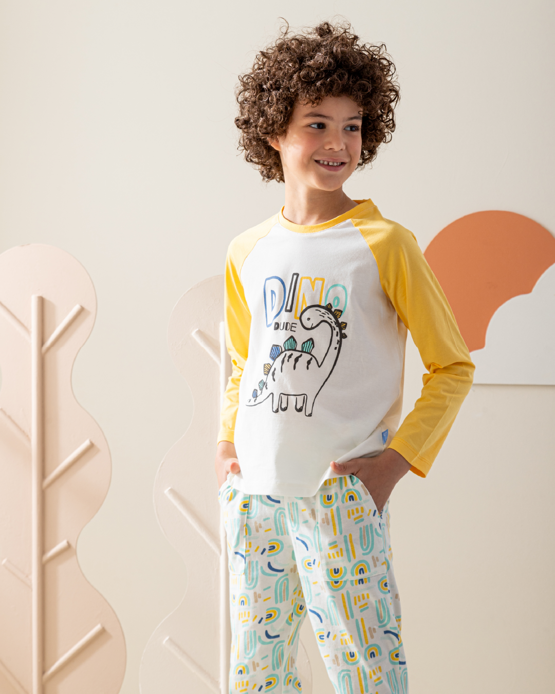Dino Dude بيجاما أولادى رجلان