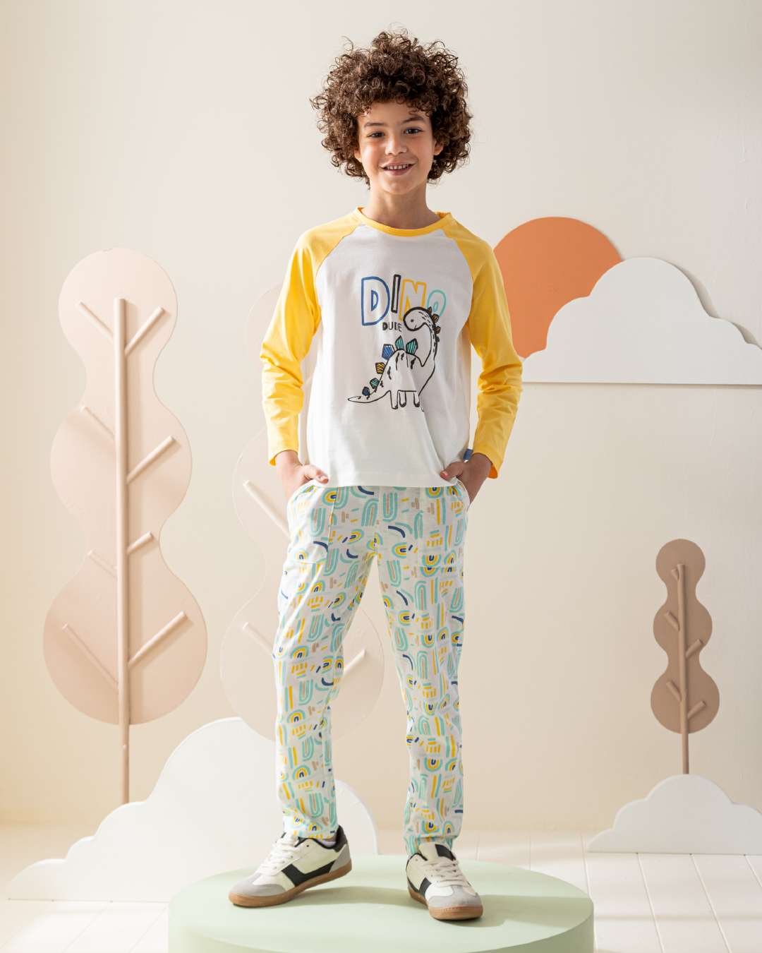 Dino Dude بيجاما أولادى رجلان