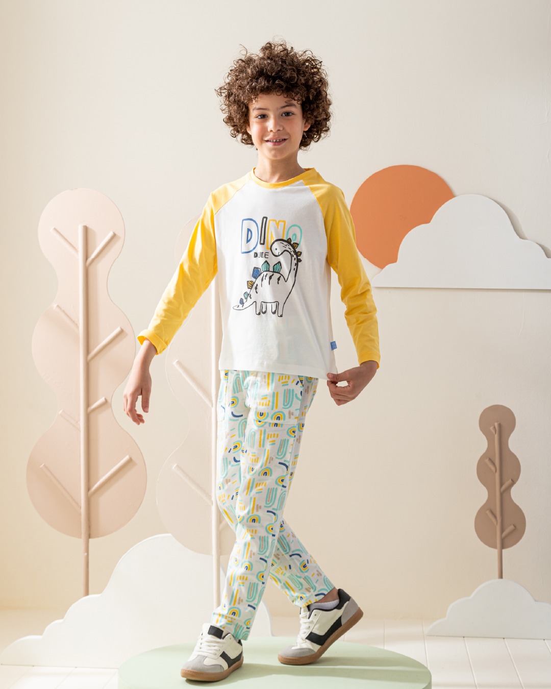 Dino Dude بيجاما أولادى رجلان
