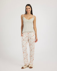 بيجاما بنطلون فسكوز ليكرا ورود