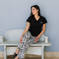 Modern Floral Pajama Cut and Short