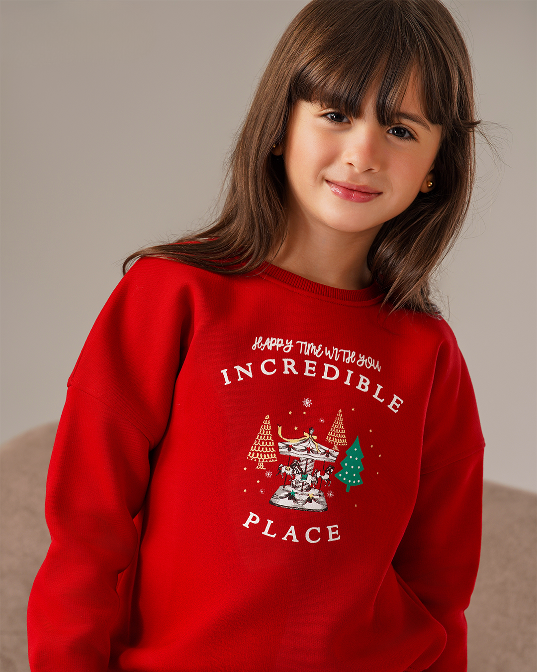 Happy Winter بيجاما بناتي جرسونيه