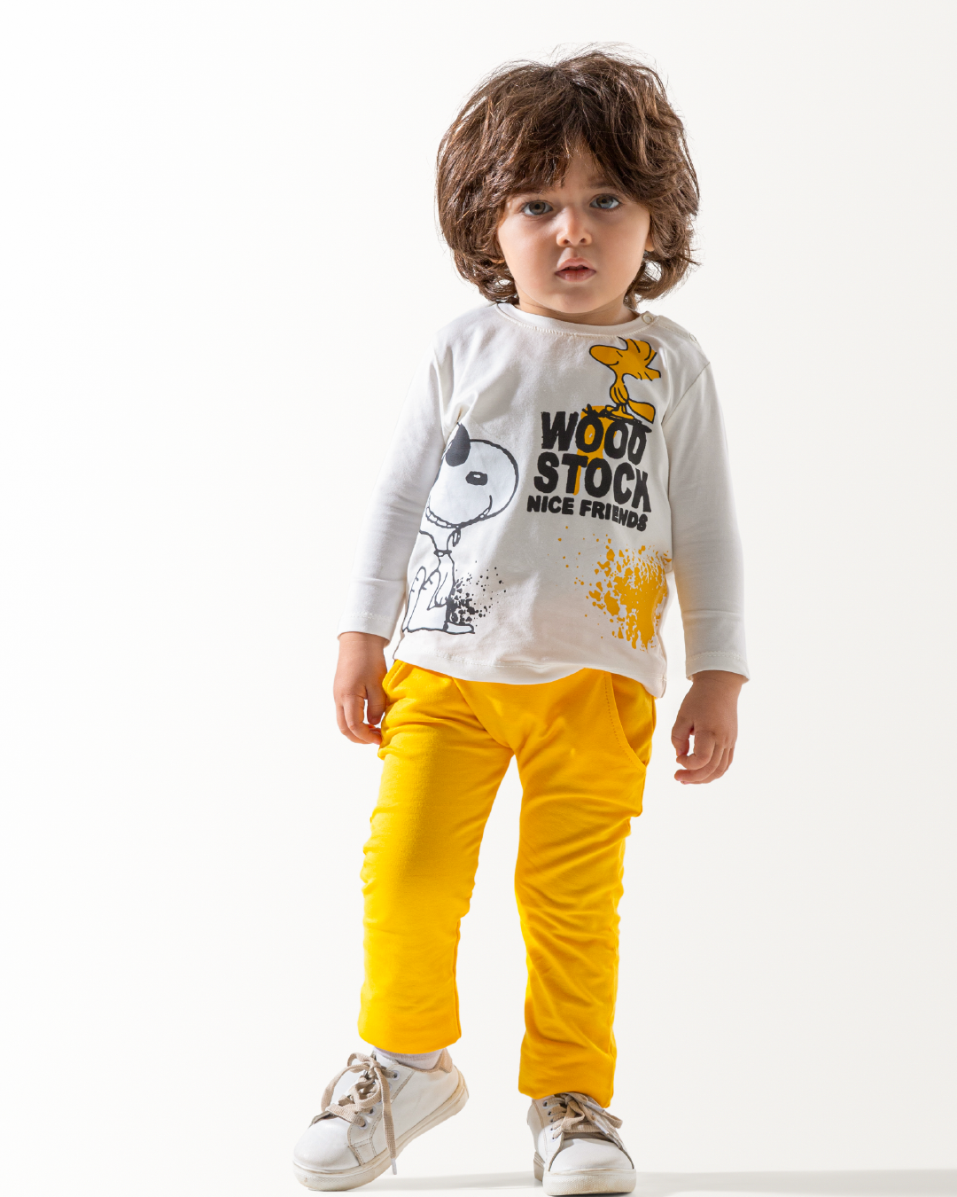 Wood Stock Friends NB بيجاما اولادي