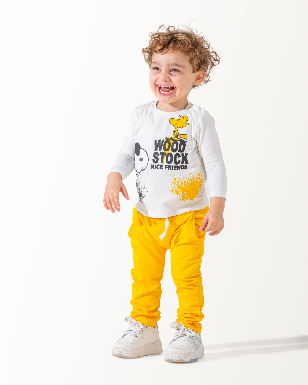 Wood Stock Friends NB بيجاما اولادي