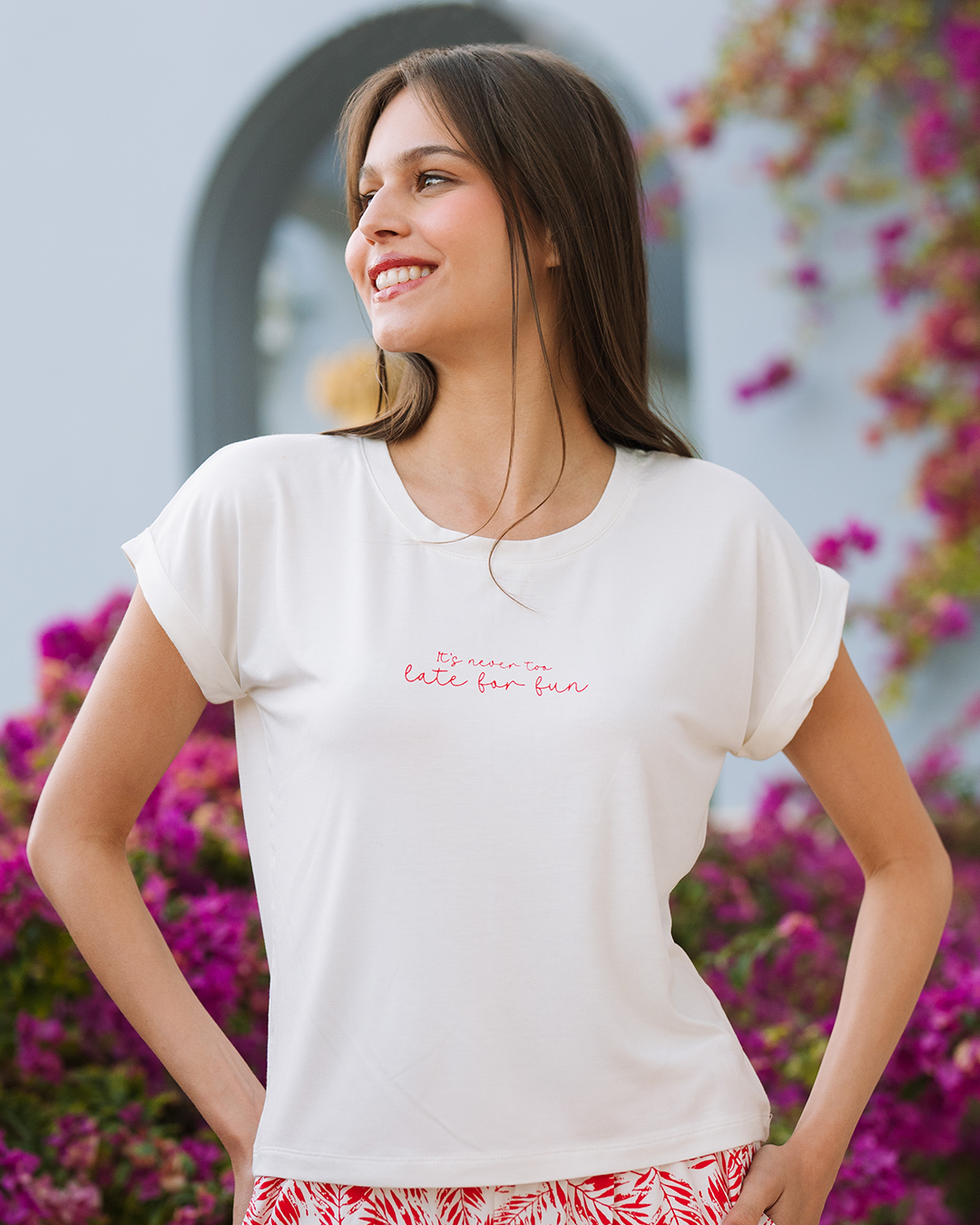 بيجاما فسكوز تلت كم و شورت تروبيكال