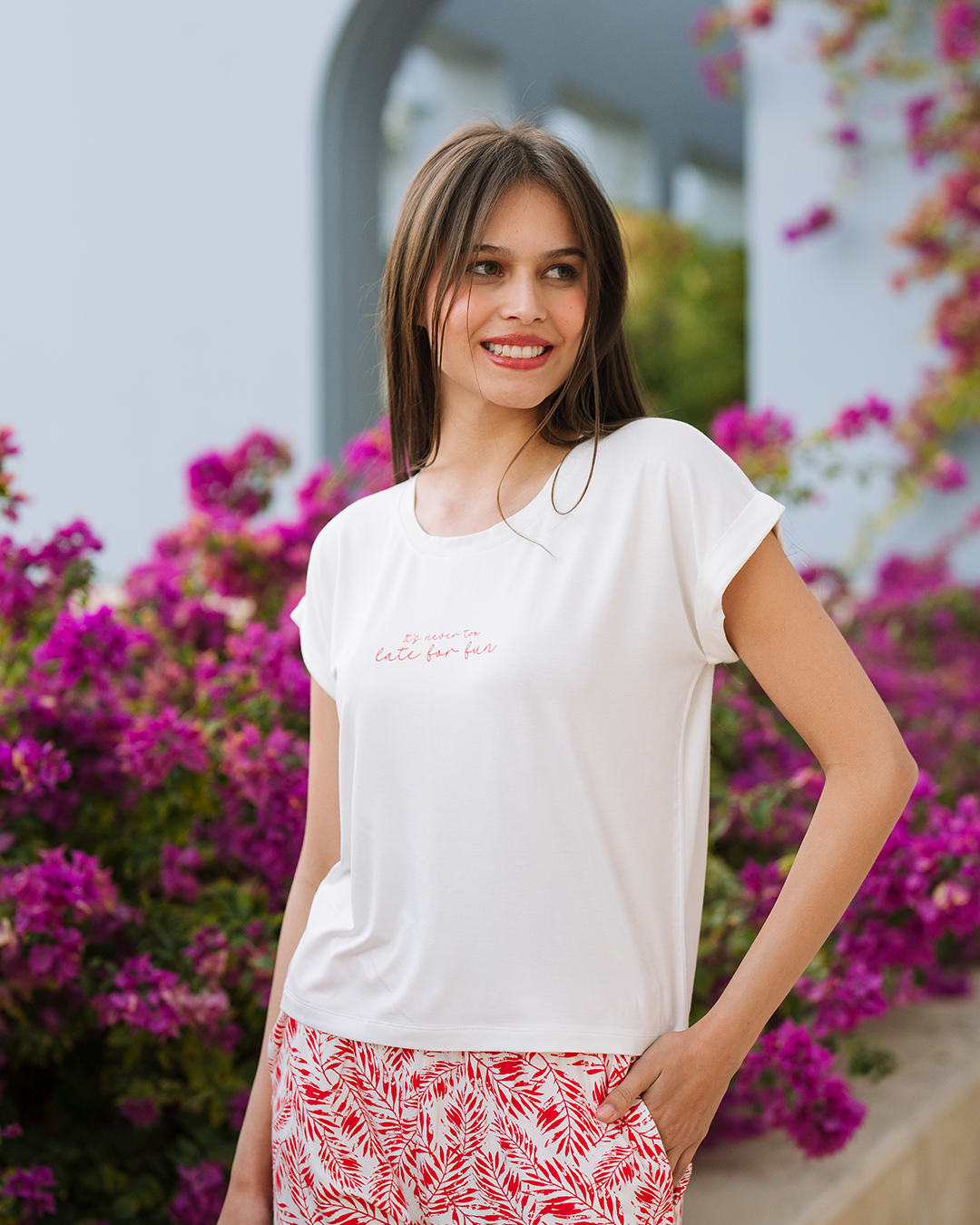 بيجاما فسكوز تلت كم و شورت تروبيكال