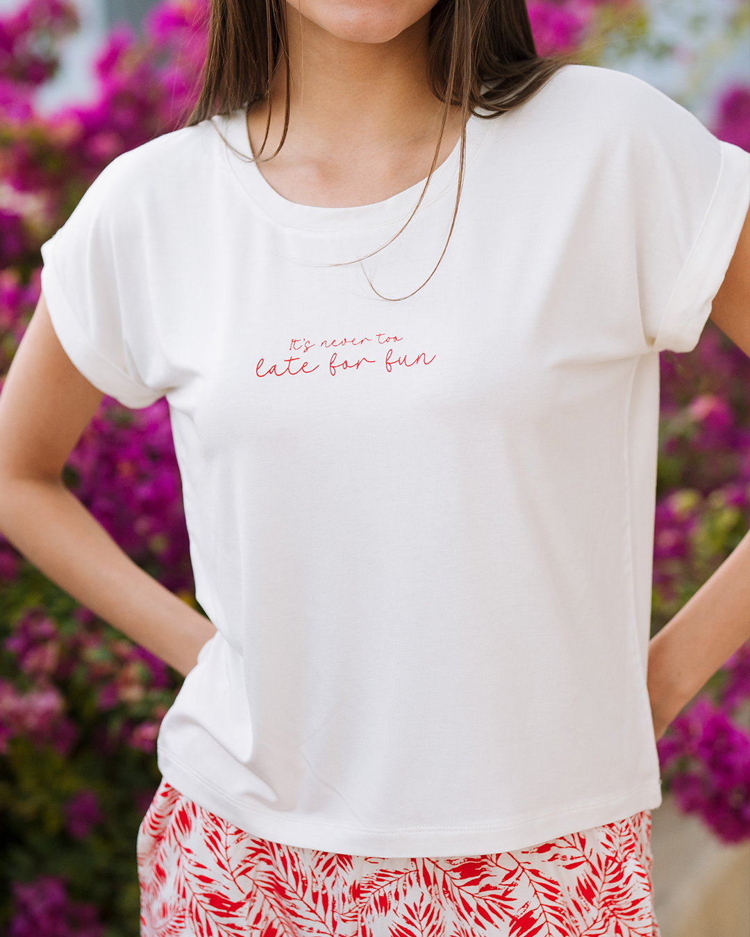 بيجاما فسكوز تلت كم و شورت تروبيكال