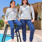 Rainbow 1 بيجامه بناتي مقلم جرسونيه