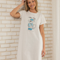 Pillow Day Women's Half Sleeve Nightgown