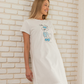 Pillow Day Women's Half Sleeve Nightgown