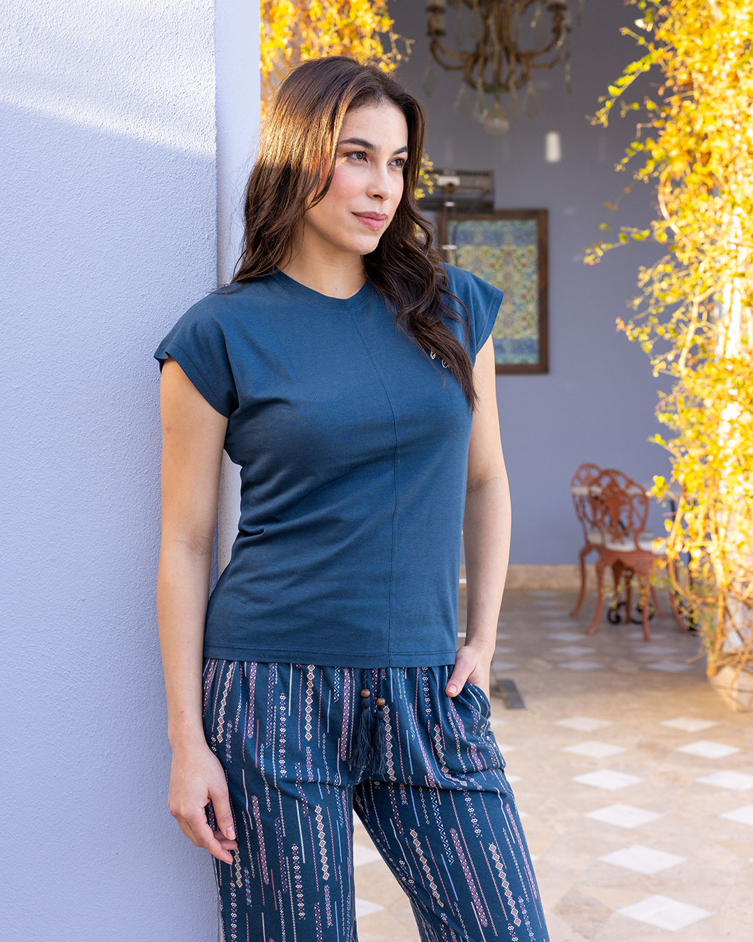 Boho Chic بيجاما حريمى بنطلون