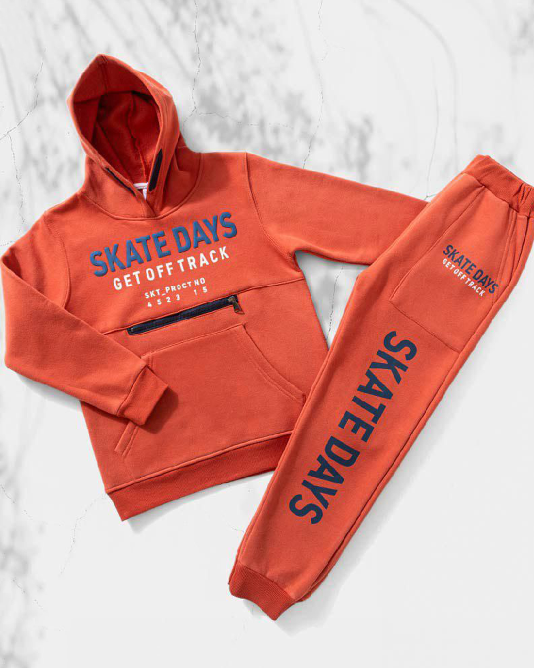 SKATE DAYS بيجامه اولادي بكم وبنطلون بكبيشون