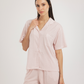 Geometric Button up Pajamas Pants modal cotton