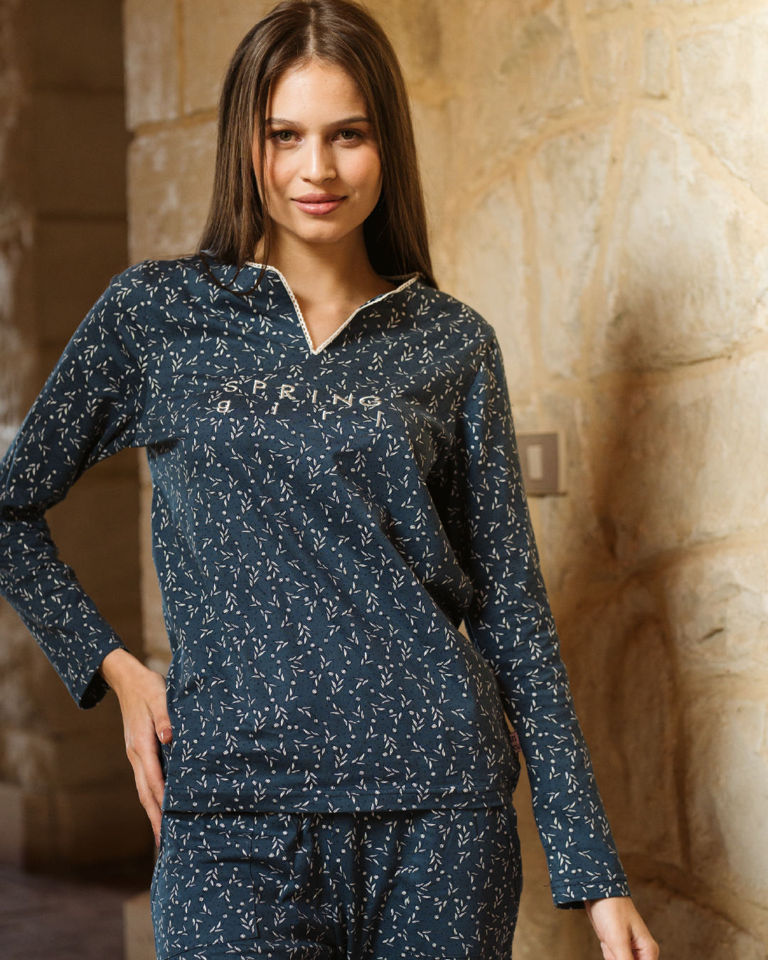 بيجاما حريمى بكم Women Pajama Spring Girl
