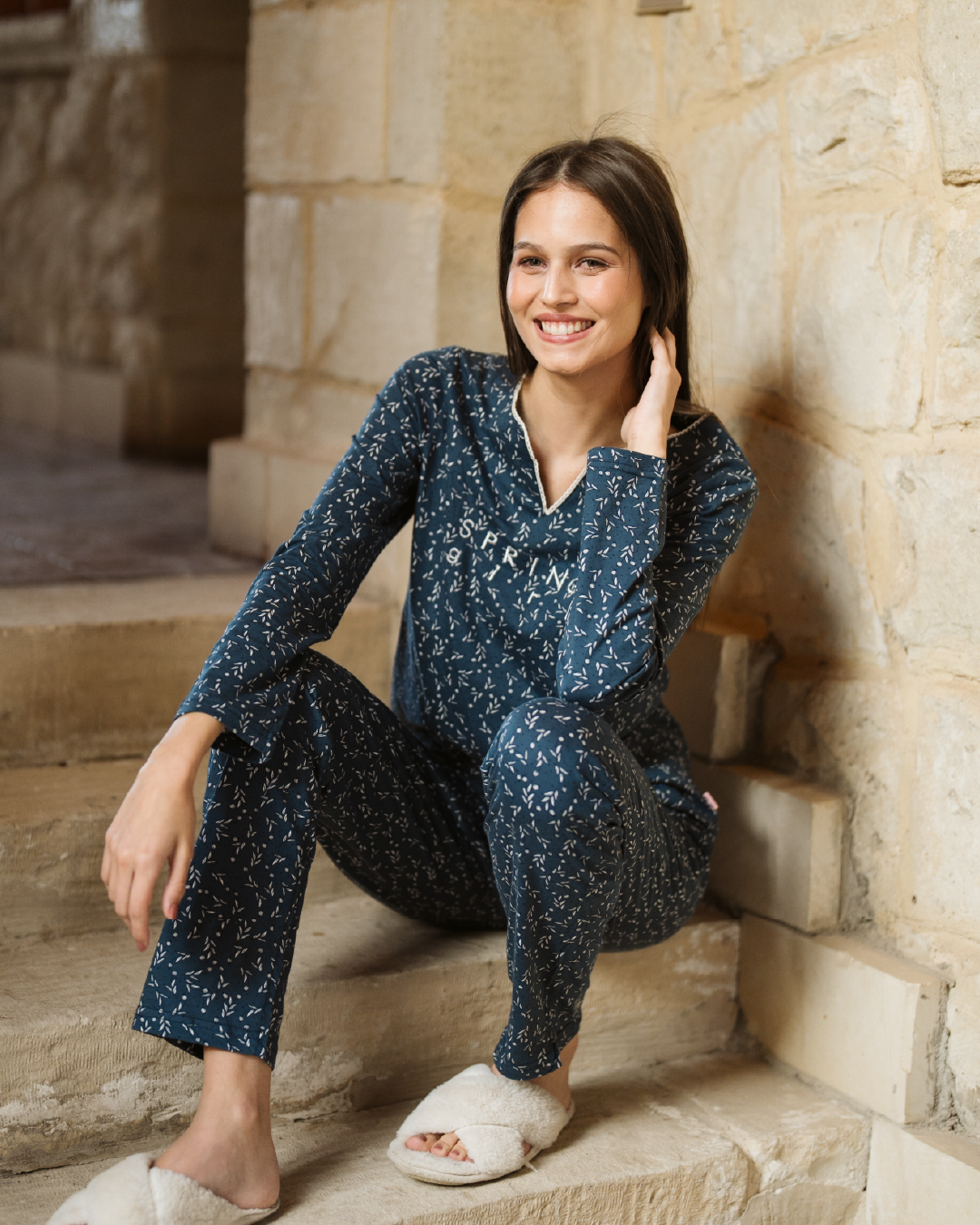 بيجاما حريمى بكم Women Pajama Spring Girl