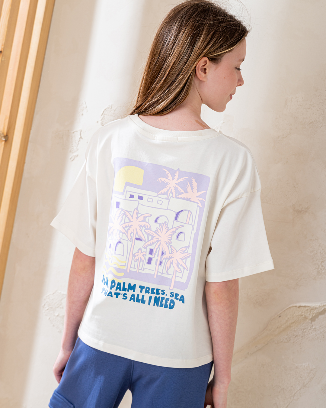 Side print بيجاما بناتي