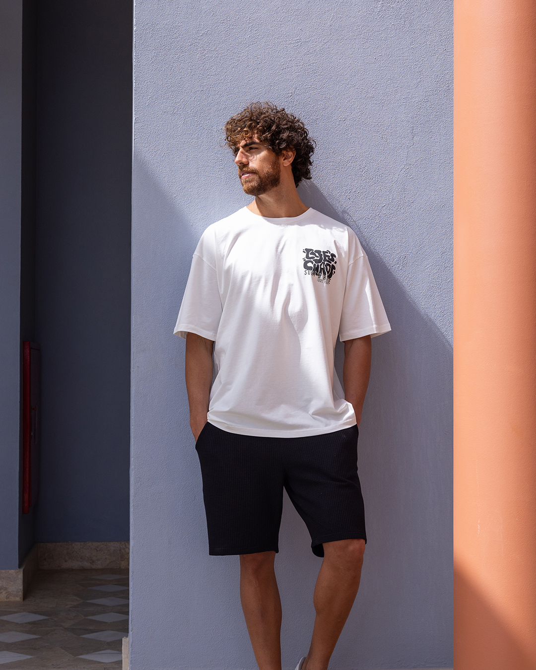 بيجاما نص كم و شورت جاكارد