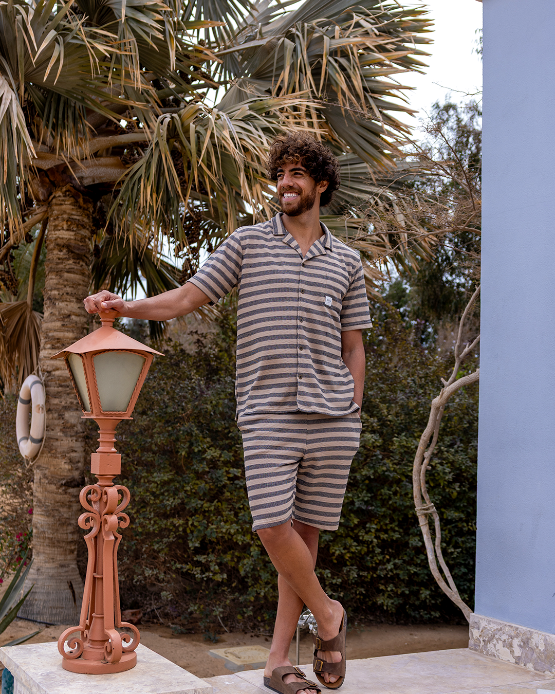 Cool Striper بيجاما رجالي بزراير