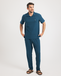 بيجاما نص كم و بنطلون جاكارد