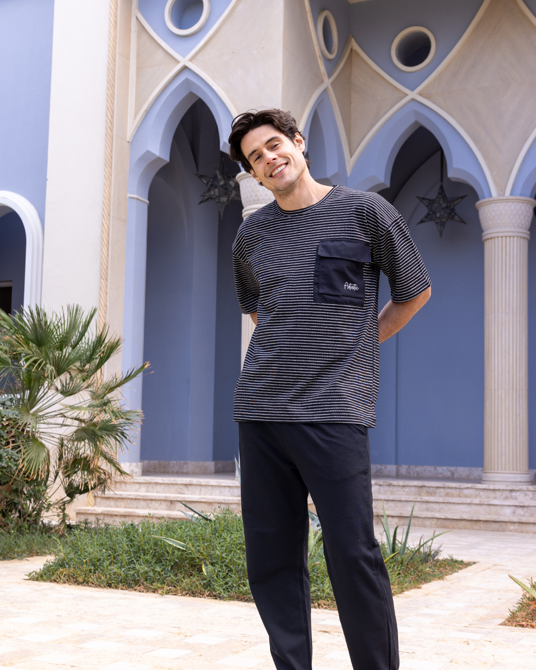 Artistic بيجاما رجالى نص كم و بنطلون