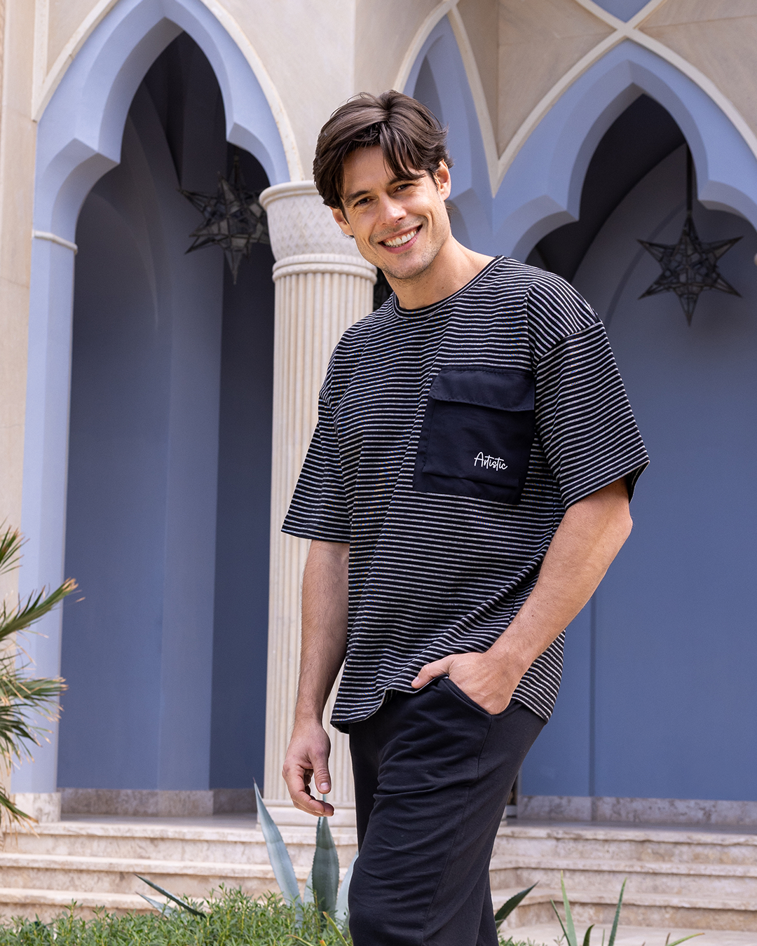 Artistic بيجاما رجالى نص كم و بنطلون