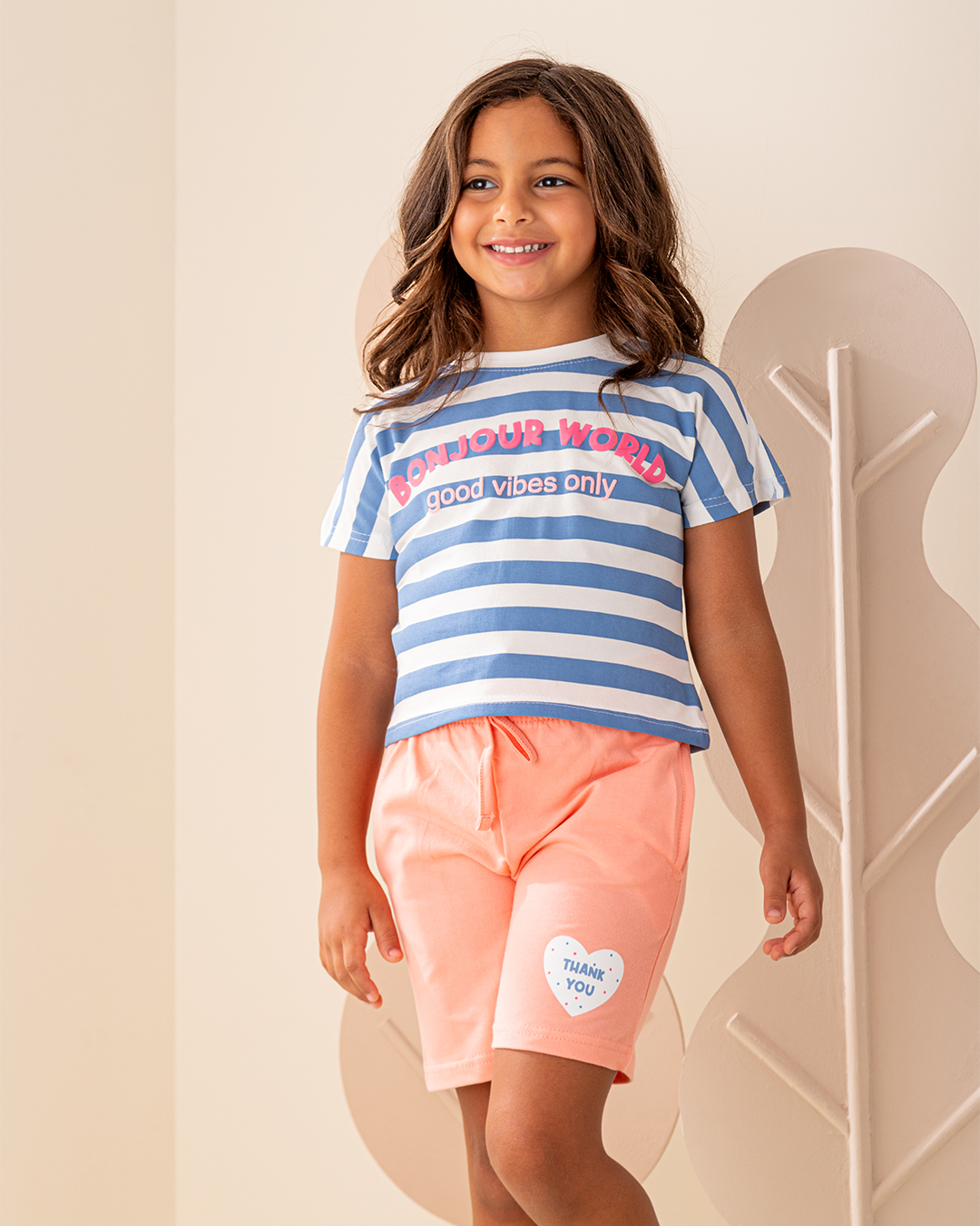 بيجاما توب مقلم وشورت سمر ميلتون