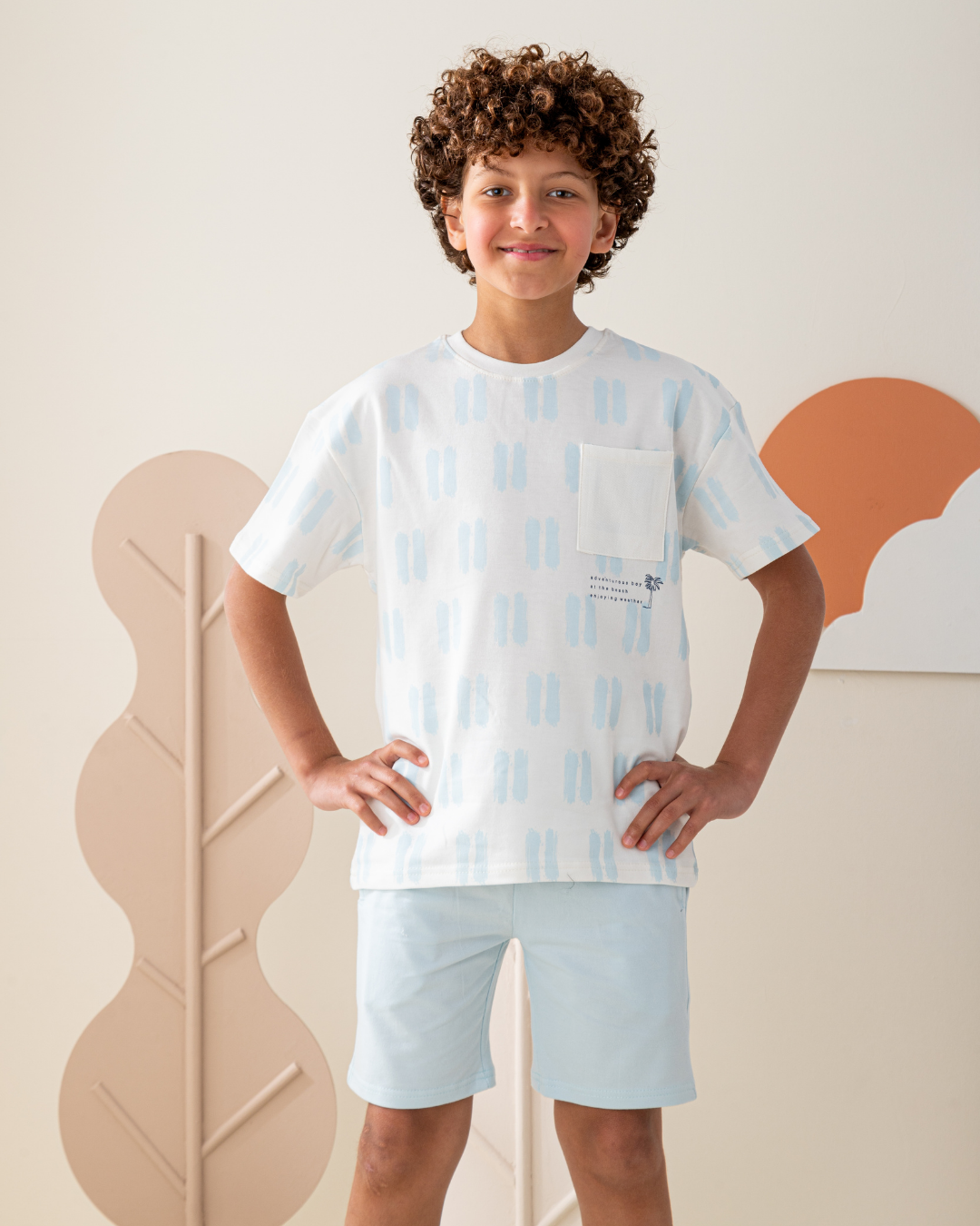 بيجاما شورت سمر ميلتون و توب نص كُم